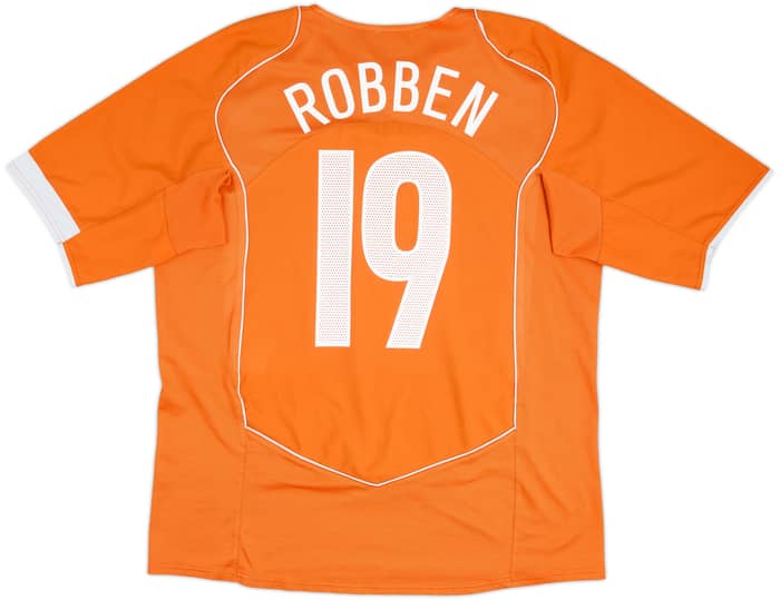 2004-06 Netherlands Home Shirt Robben #19 - 5/10 - (XL)
