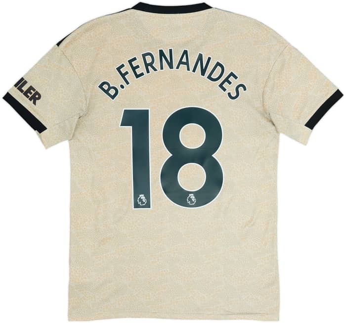 2019-20 Manchester United Away Shirt B.Fernandes #18 - 5/10 - (S)