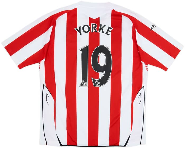 2007-08 Sunderland Home Shirt Yorke #19 - 10/10 - (XL)