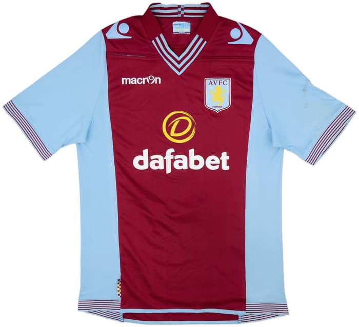 2013-14 Aston Villa Home Shirt Grealish #40 - 7/10 - (L)