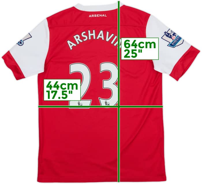 2010-11 Arsenal Home Shirt Arshavin #23 - 5/10 - (L.Boys)