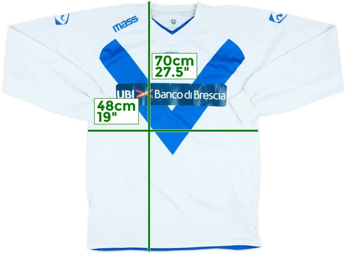 2009-10 Brescia Match Issue Away L/S Shirt #3