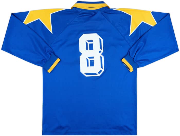 1995-96 Juventus Away L/S Shirt #8 - 6/10 - (L)