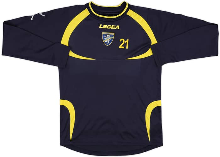 2006-07 Frosinone Legea Player Issue Training L/S Shirt #21 - 8/10 - (L)