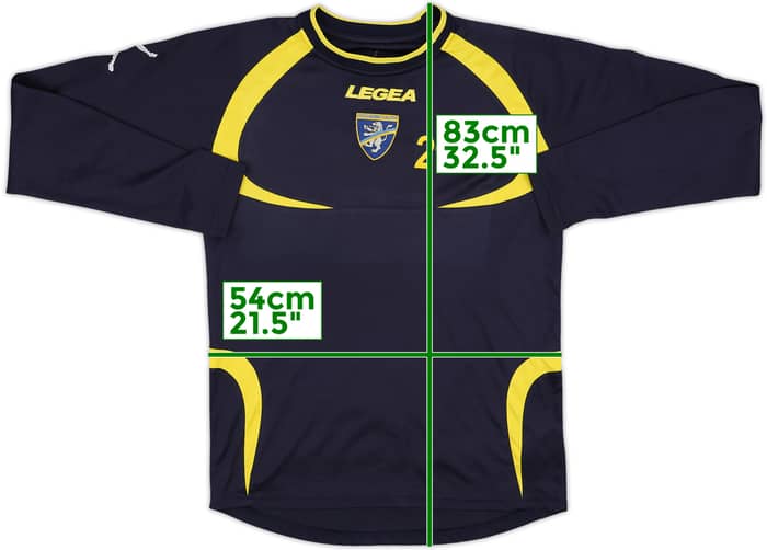 2006-07 Frosinone Legea Player Issue Training L/S Shirt #21 - 8/10 - (L)