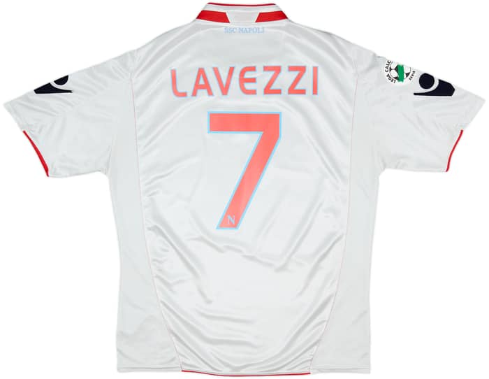 2009-10 Napoli Away Shirt Lavezzi #7 - 6/10 - (XL)