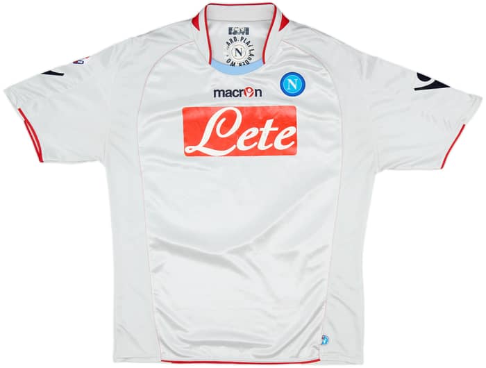 2009-10 Napoli Away Shirt Lavezzi #7 - 6/10 - (XL)