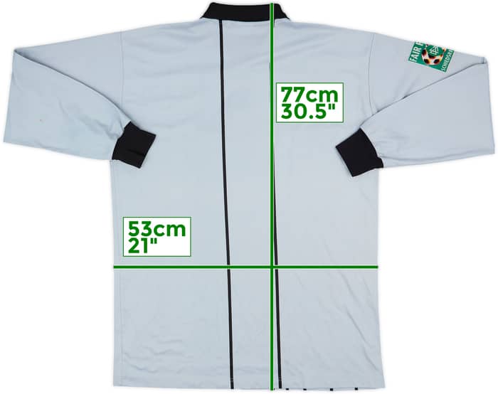 1990s Erima Referee Template L/S Shirt - 8/10 - (M)