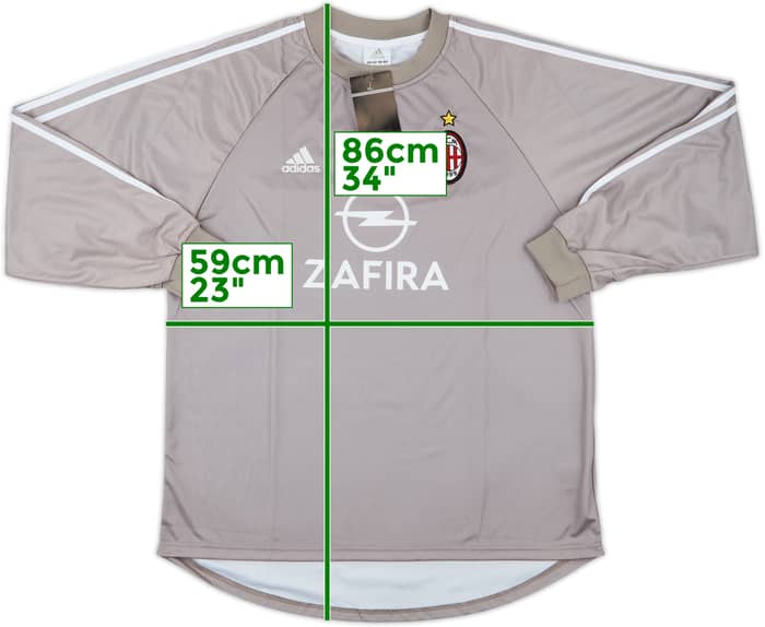 Camiseta de portero visitante del AC Milan 2005-06 (XXL)
