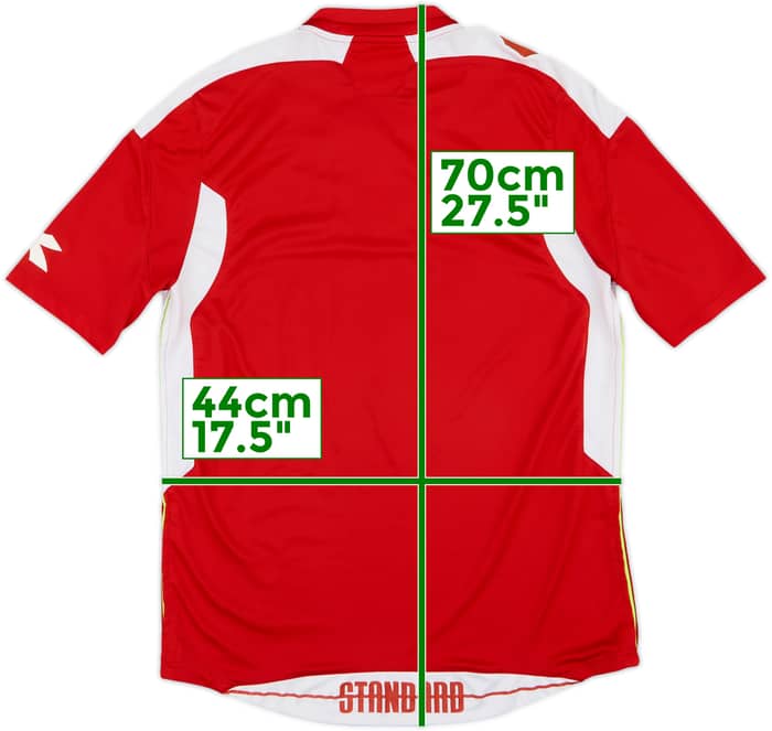 2009-10 Standard Liege Home Shirt - 7/10 - (XS)