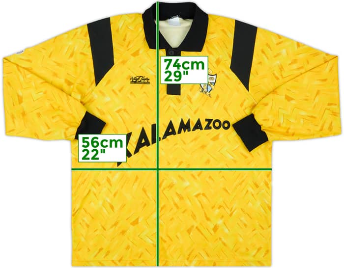1991-92 Port Vale Match Issue Third L/S Shirt #16