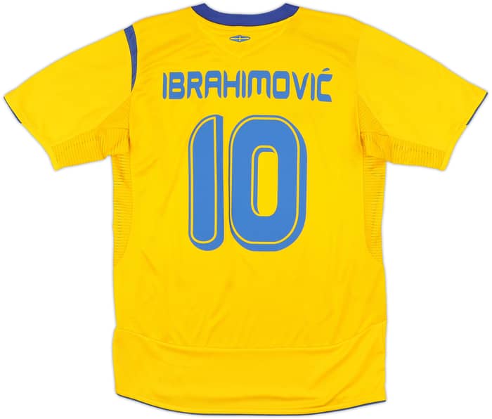 2005-06 Sweden Home Shirt Ibrahimovic #10 - 10/10 - (S)