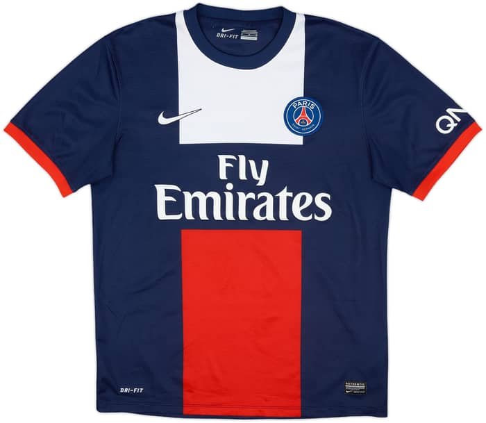 2013-14 Paris Saint-Germain Home Shirt Beckham #32 - 8/10 - (M)