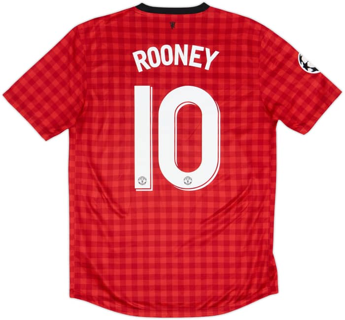 2012-13 Manchester United Home Shirt Rooney #10 - 6/10 - (M)