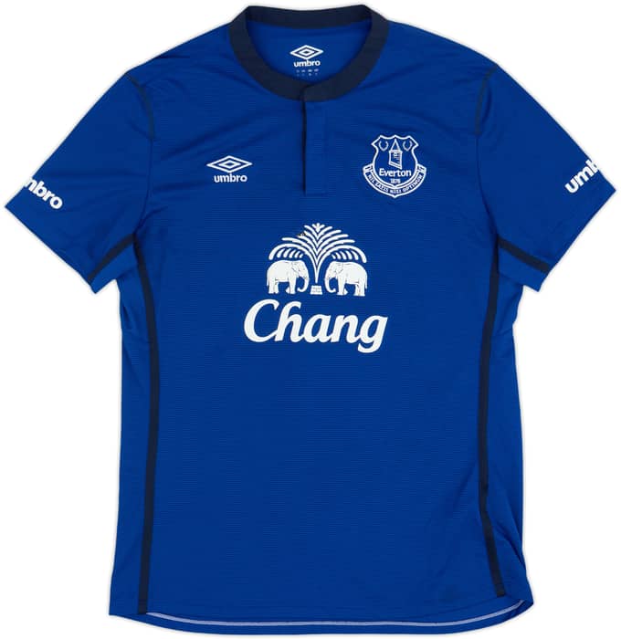 2014-15 Everton Home Shirt Baines #3 - 6/10 - (L)