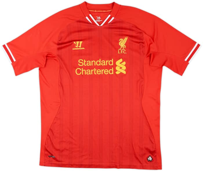 2013-14 Liverpool Home Shirt Suarez #7 - 6/10 - (XXL)