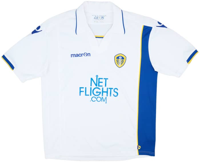 2009-10 Leeds United Home Shirt Beckford #9 - 7/10 - (L)