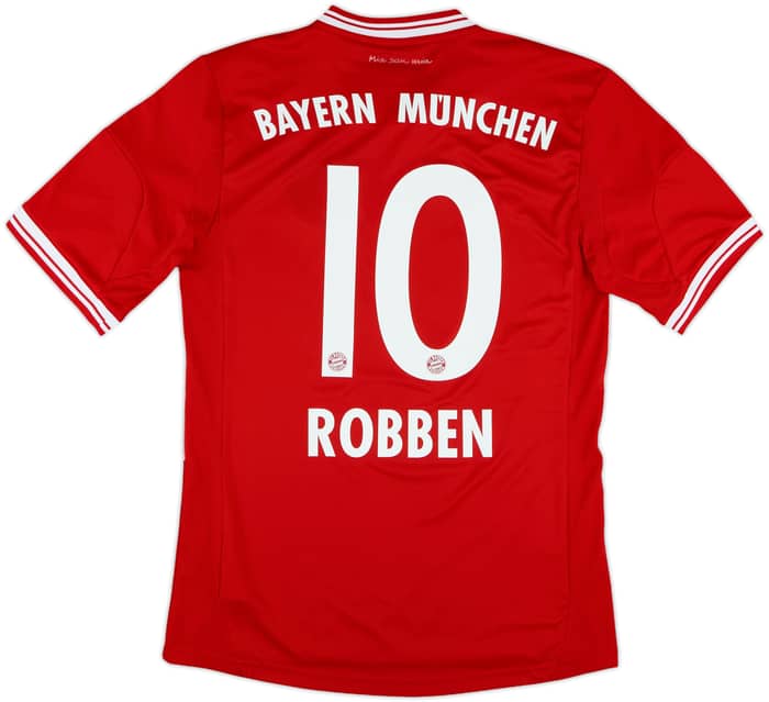 2013-14 Bayern Munich Home Shirt Robben #10 - 8/10 - (S)