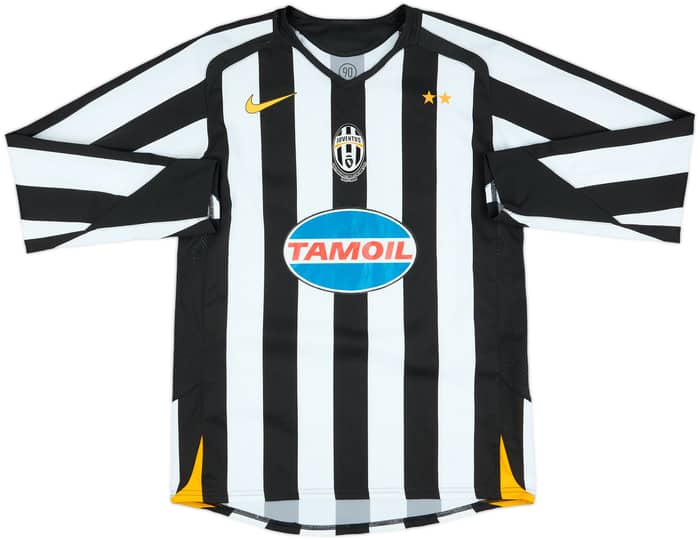 2005-06 Juventus Match Issue Home L/S Shirt #14