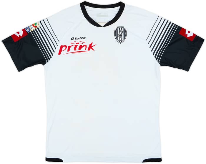 2014-15 Camiseta de local del Cesena de utilería autografiada Capelli #25