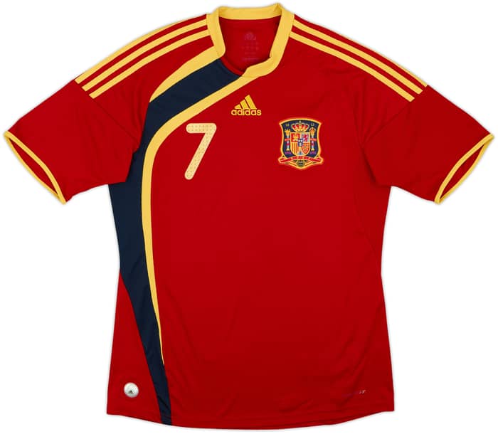 2009 Spain Home Shirt David Villa #7 - 5/10 - (M)