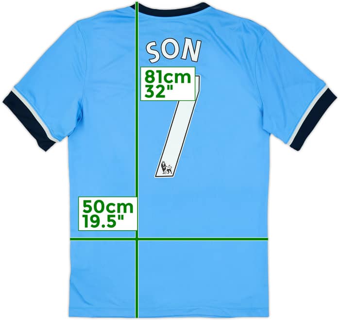 2015-16 Tottenham Away Shirt Son #7 - 8/10 - (L)