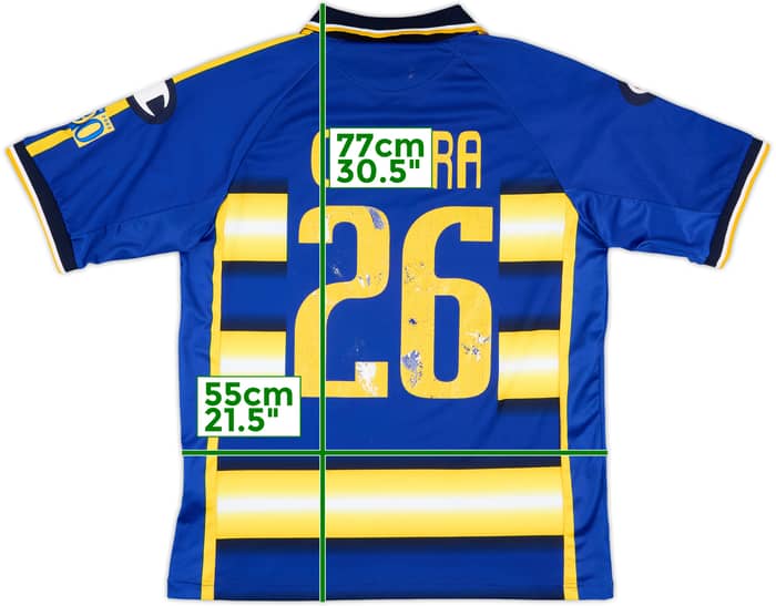 2003-04 Parma Match Issue '90 Years' Home Shirt Camara #26