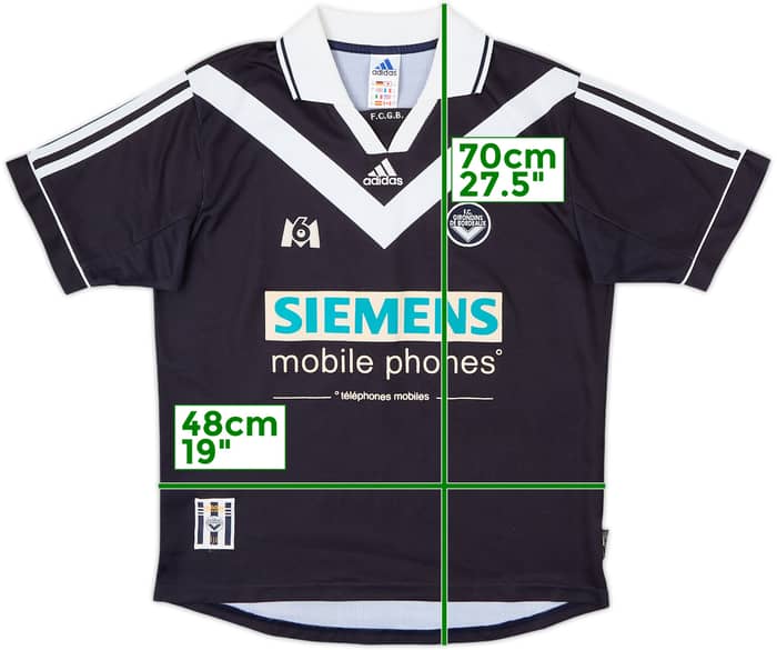 2000-01 Bordeaux Home Shirt - 7/10 - (Y)