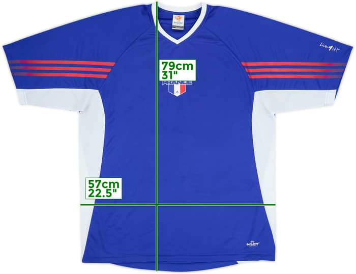2004-05 France adidas Euros Training Shirt - 10/10 - (L)