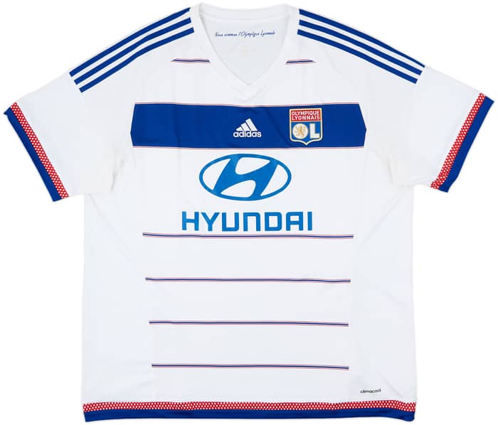 2015-16 Lyon Home Shirt - 8/10 - (XXL)