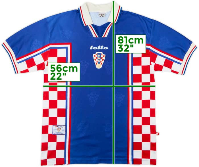 1998-01 Croatia Away Shirt - 8/10 - (XXL)