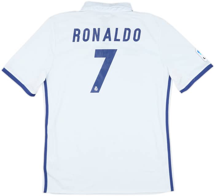 2016-17 Real Madrid Home Shirt Ronaldo #7 - 6/10 - (XL.Boys)