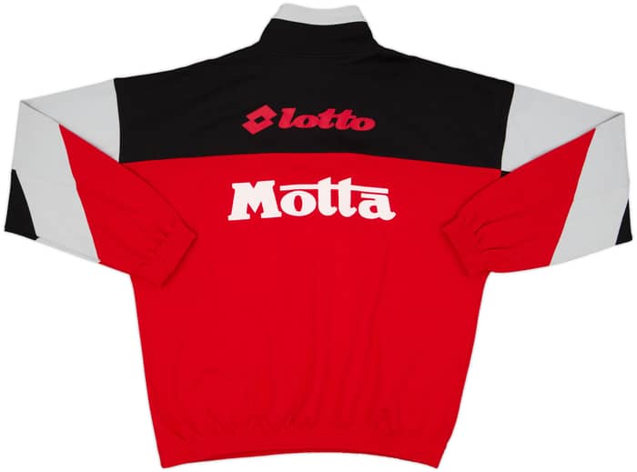 1995-96 AC Milan Lotto 1/4 Zip Training Top - 5/10 - (L)