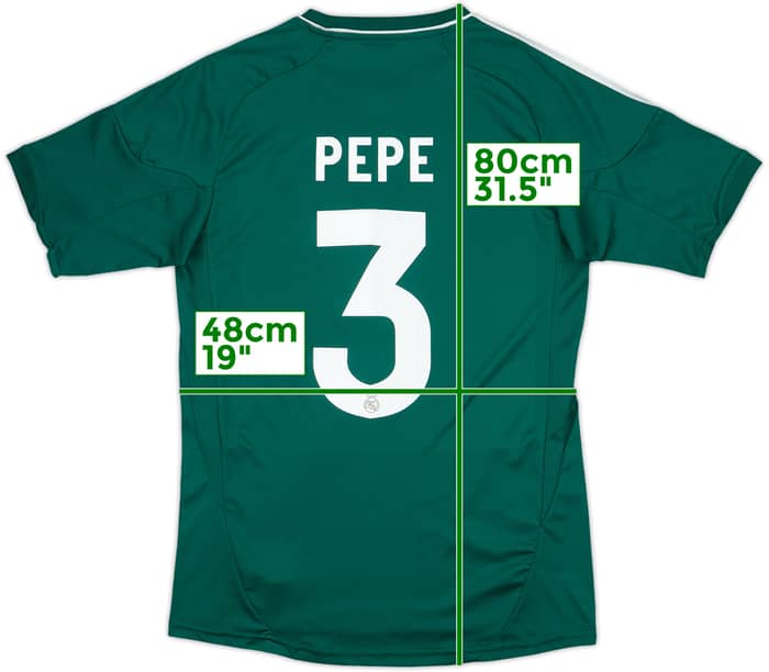 2012-13 Real Madrid CL Third Shirt Pepe #3 - 8/10 - (M)