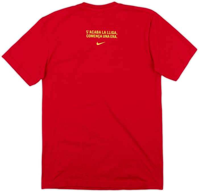 2004-05 Barcelona Nike Champions Cotton Tee - 7/10 - (M)