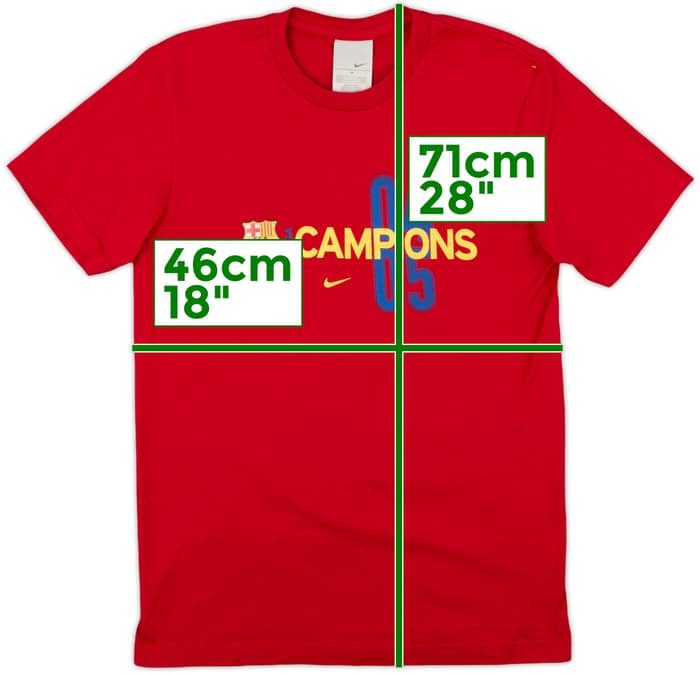 2004-05 Barcelona Nike Champions Cotton Tee - 7/10 - (M)