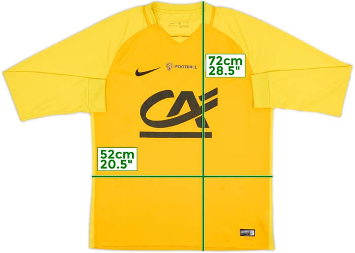 2017-18 Coupe de France L/S Shirt #12 - 7/10 - (L)