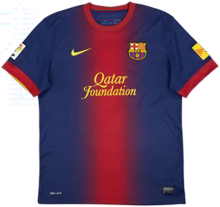 2012-13 Barcelona Home Shirt - 4/10 - (M)