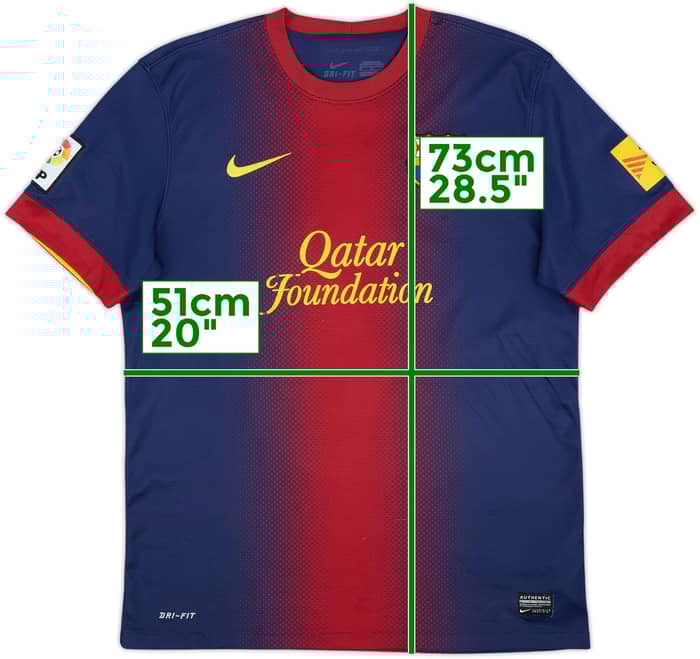 2012-13 Barcelona Home Shirt - 4/10 - (M)