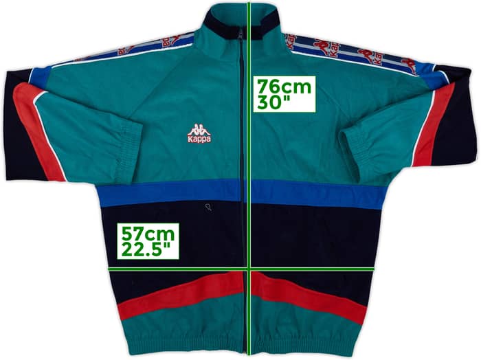1995-96 Barcelona Kappa Track Jacket - 8/10 - (M)