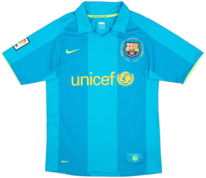 2007-09 Barcelona Away Shirt Ronaldinho #10 - 9/10 - (S)