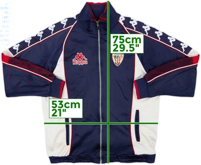 1998-99 Athletic Bilbao Kappa Track Jacket - 6/10 - (L)