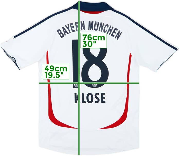 2006-07 Bayern Munich Away Shirt Klose #18 - 6/10 - (S)
