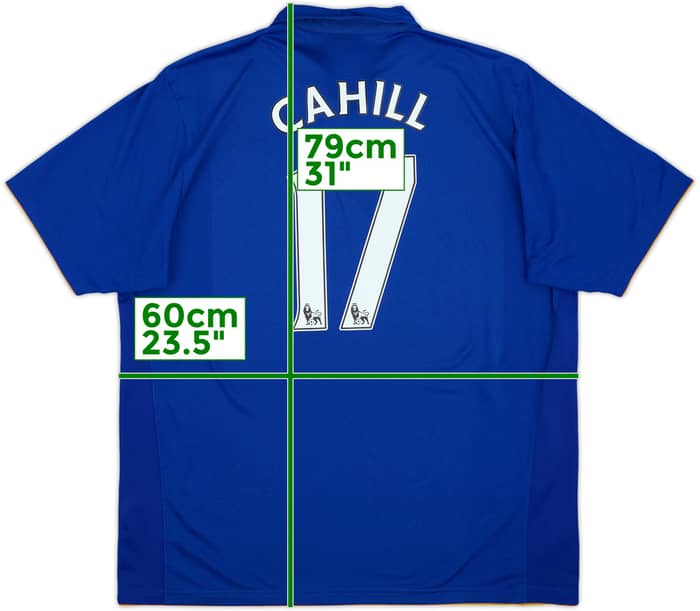 2011-12 Everton Home Shirt Cahill #17 - 7/10 - (XL)