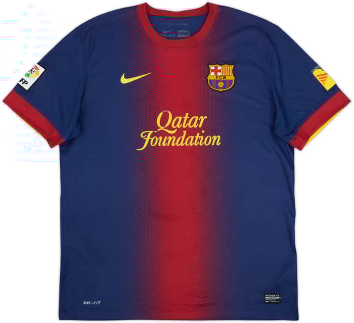 2012-13 Barcelona Home Shirt - 4/10 - (L)