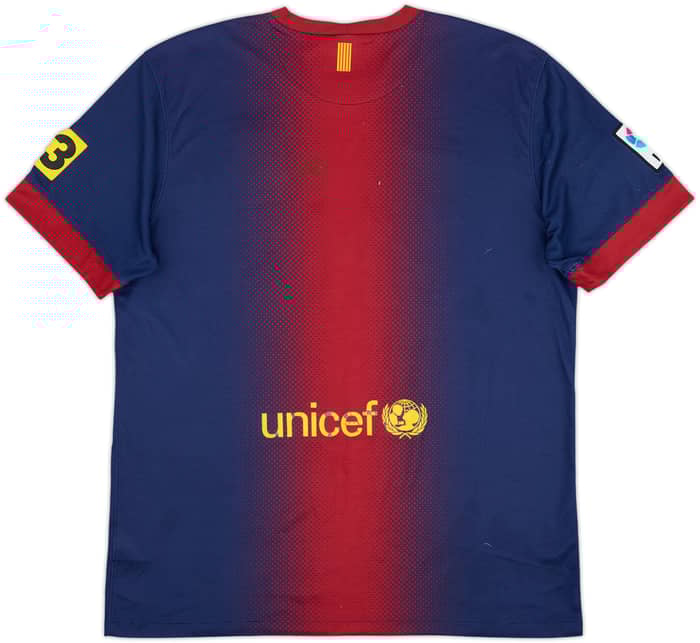 2012-13 Barcelona Home Shirt - 4/10 - (L)