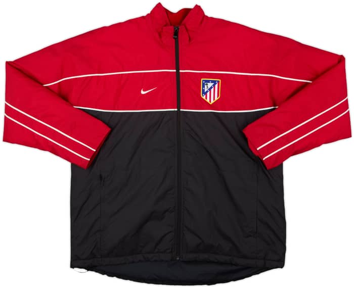 2001-02 Atletico Madrid Nike Padded Bench Coat - 8/10 - (L)