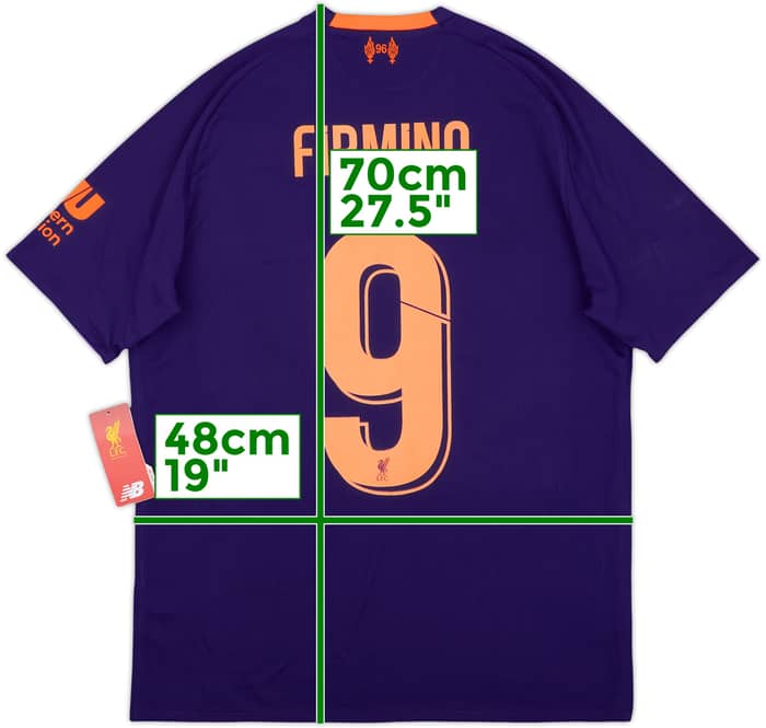 2018-19 Liverpool Away Shirt Firmino #9 (S)