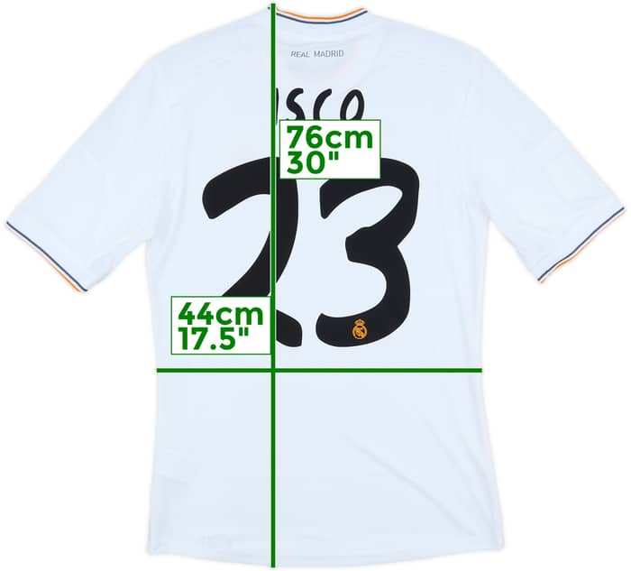 2013-14 Real Madrid Home Shirt Isco #23 - 10/10 - (S)