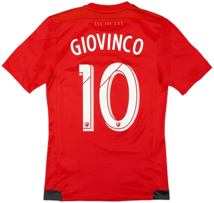 Camiseta auténtica de local del Toronto 2015-16 Giovinco #10 - 9/10 - (Mujeres S)